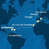 Dominican Republic, Antilles, Canary Islands, Morocco, Spain