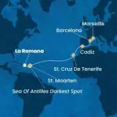 Dominican Republic, Antilles, Canary Islands, Spain, France