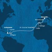 Dominican Republic, Virgin Islands, Antilles, Canary Islands, Spain, France