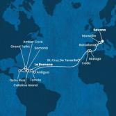 Dominican Republic, Jamaica, Turks Islands, Virgin Islands, Antilles, Canary Islands, Spain, France, Italy