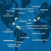 Dominican Republic, Antilles, Virgin Islands, Bahamas, Florida (USA), United States, The Azores, Portugal, Spain, France