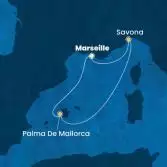 France, Italy, Balearic Islands