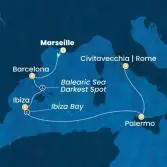 France, Spain, Balearic Islands, Italy