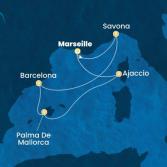 France, Italy, Spain, Balearic Islands, Corsica (France)