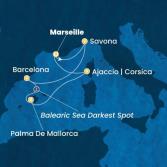 France, Italy, Spain, Balearic Islands, Corsica (France)