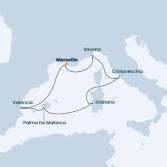France, Italy, Balearic Islands, Spain