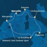 France, Spain, Tunisia, Italy