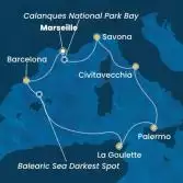 France, Spain, Tunisia, Italy