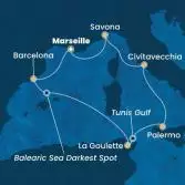 France, Spain, Tunisia, Italy