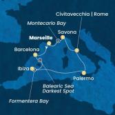 France, Spain, Balearic Islands, Italy