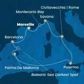 France, Spain, Tunisia, Italy