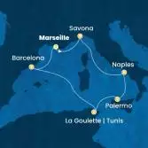 France, Italy, Tunisia, Spain