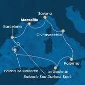 France, Spain, Balearic Islands, Tunisia, Italy