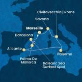 France, Spain, Balearic Islands, Italy