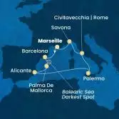 France, Spain, Balearic Islands, Italy