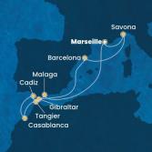 France, Spain, Gibraltar, Morocco, Italy