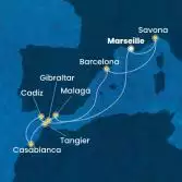 France, Italy, Spain, Gibraltar, Morocco