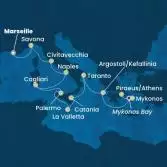 France, Italy, Malta, Greece