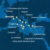 France, Italy, Malta, Greece