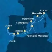 France, Italy, Spain, Portugal, Balearic Islands