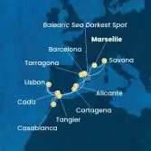France, Italy, Spain, Portugal, Morocco