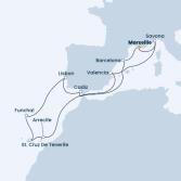 France, Italy, Spain, Canary Islands, Madeira , Portugal
