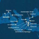 France, Italy, Malta, Greece, Turkey