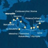 France, Italy, Turkey, Greece, Tunisia, Spain