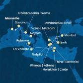 France, Italy, Malta, Greece, Turkey