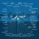 France, Spain, Portugal, The Azores, United States, Florida (USA), Panama, Mexico, USA, Hawaii, New Zealand, Australia, Japan