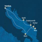 Italy, Montenegro, Croatia