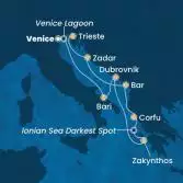 Italy, Croatia, Greece, Montenegro