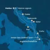 Italy, Greece, Croatia, Montenegro