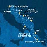 Italy, Greece, Montenegro, Croatia
