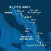 Italy, Greece, Montenegro, Croatia