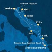 Italy, Greece, Montenegro