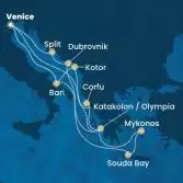Italy, Montenegro, Greece, Croatia