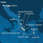 Italy, Greece, Montenegro