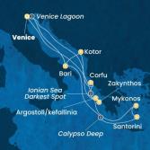 Italy, Montenegro, Greece