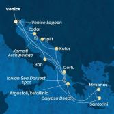 Italy, Greece, Montenegro, Croatia