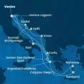 Italy, Greece, Montenegro, Croatia