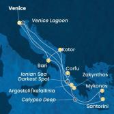 Italy, Greece, Montenegro