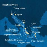 Italy, Greece, Montenegro