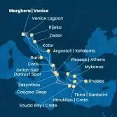 Italy, Greece, Montenegro