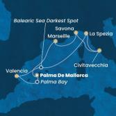 Balearic Islands, Spain, Italy, France