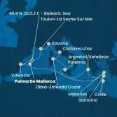 Balearic Islands, Greece, Italy, Spain