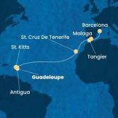 Antilles, Canary Islands, Morocco, Spain