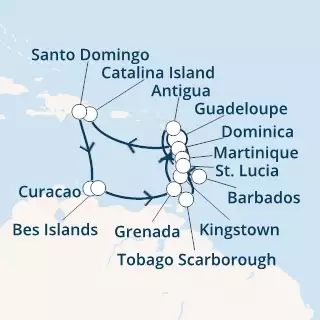 Antilles, Dominican Republic, Dominica, Trinidad and Tobago