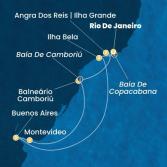 Brazil, Argentina, Uruguay