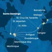 Antilles, Canary Islands, Morocco, Spain